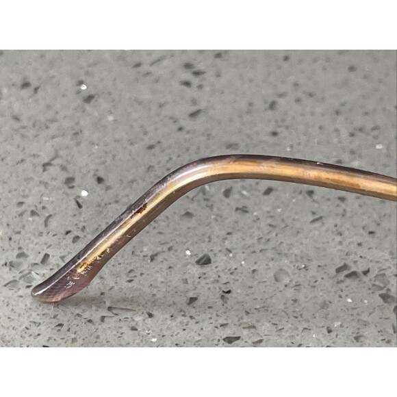 La Strada Eyeglasses Frames ONLY 118 0N3S Gold Metal 54-16-140 Full Rim pink - Picture 10 of 14